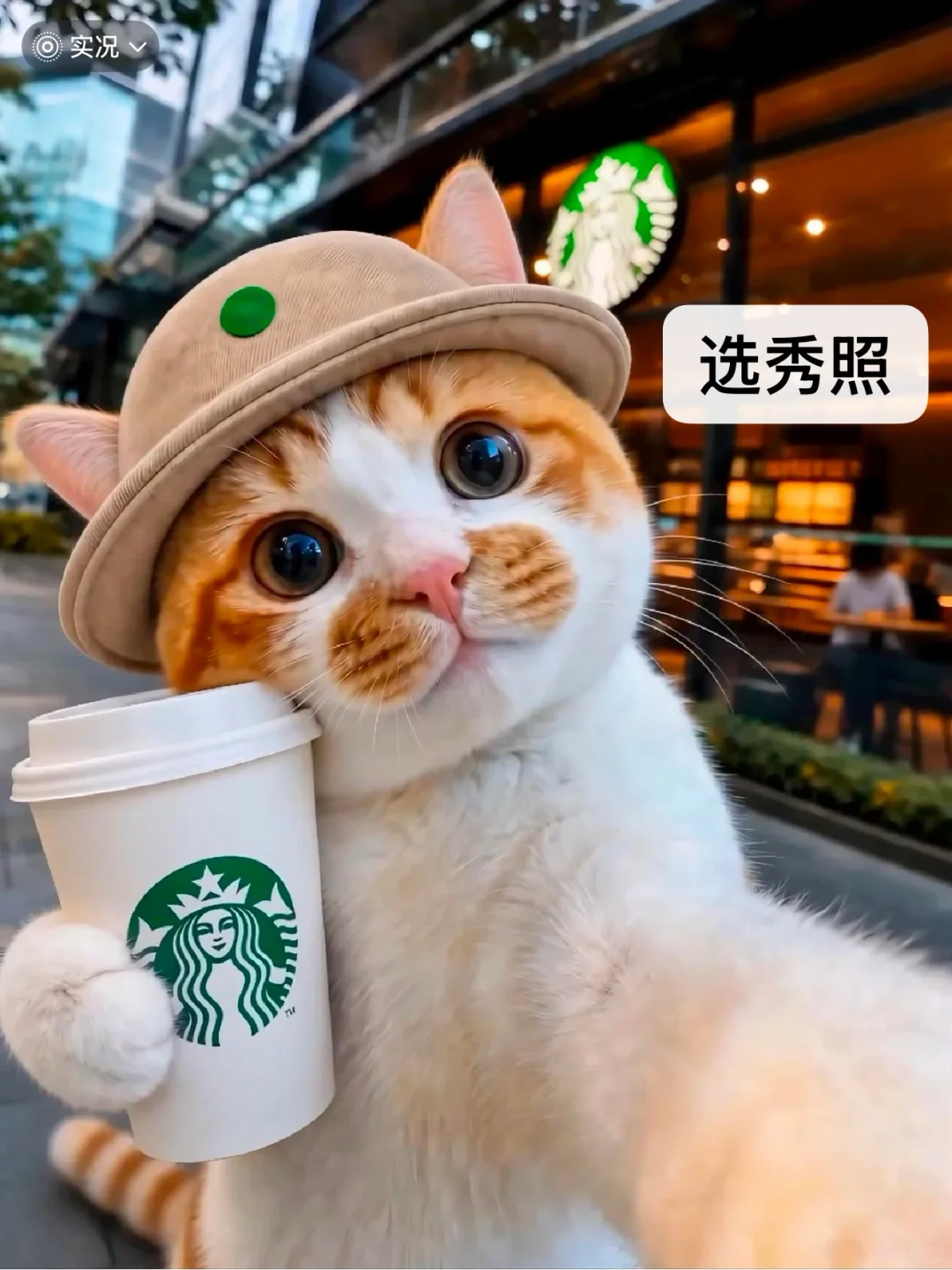 星巴克小咪征名，搭配抹茶星冰乐与猫猫瑞士卷，第4张
