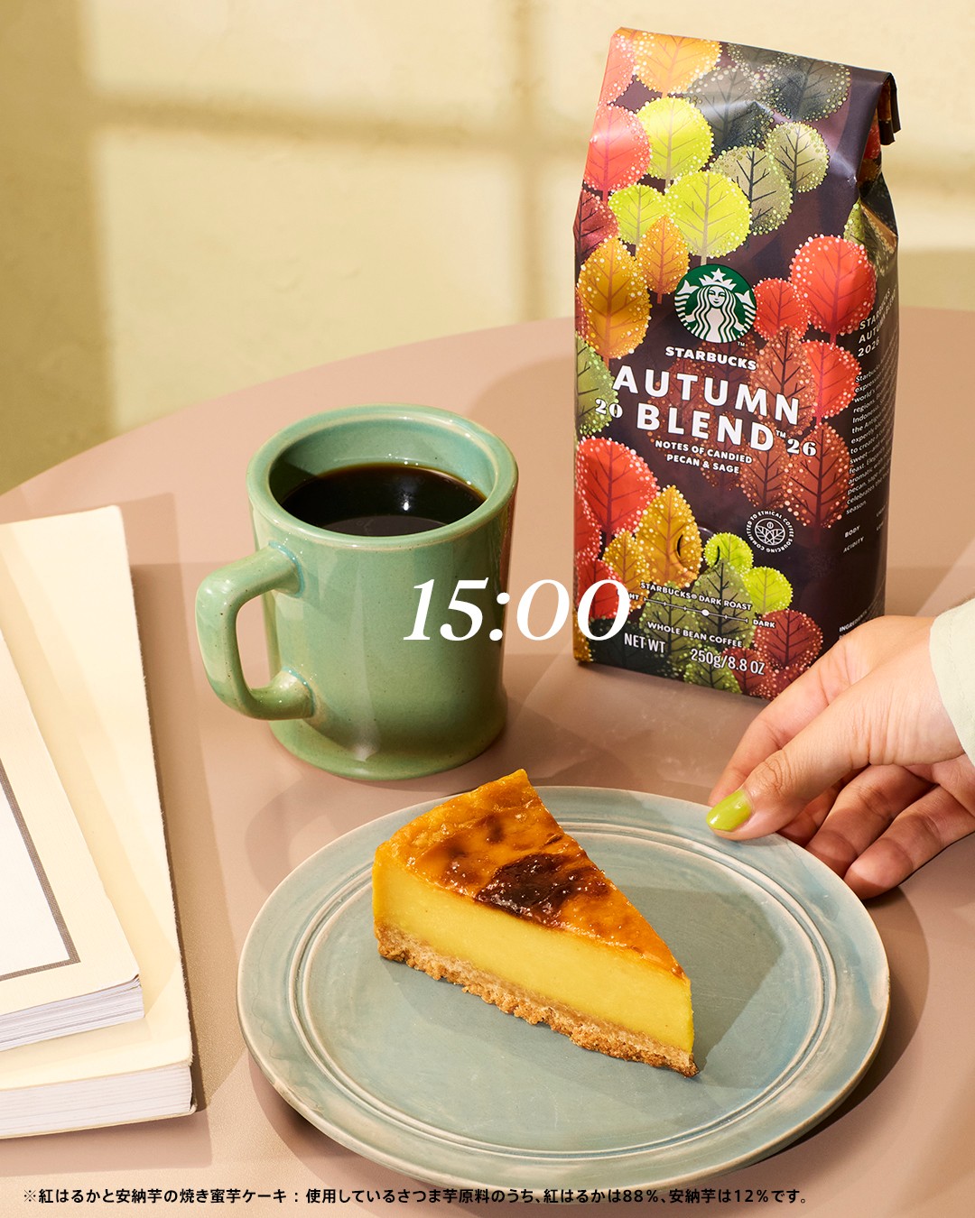 日本秋季搭配：Autumn Blend 与蜜薯蛋糕，第1项