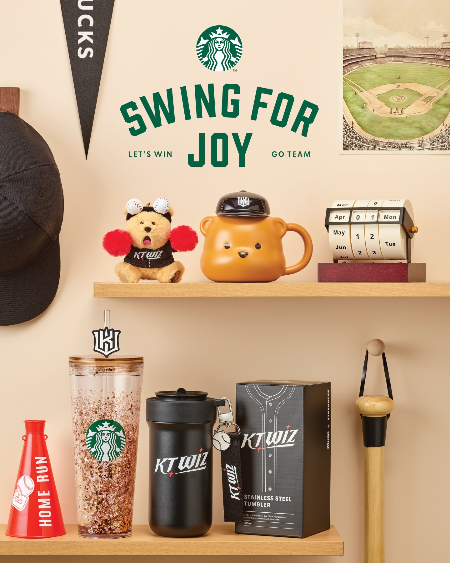 BANstudio：KBO × 星巴克联名摄影 · 3 月 23 日